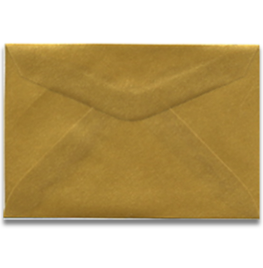 Pack of 25, Seating Card Envelope-Translucent Gold or Platnium